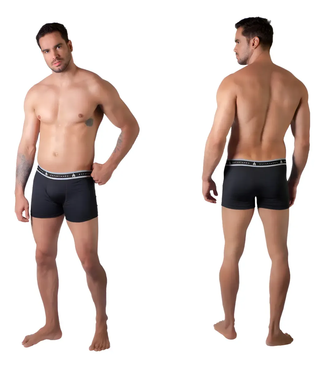 Kit Com 10 Cuecas Boxer Masculina Microfibra Original - Image 2