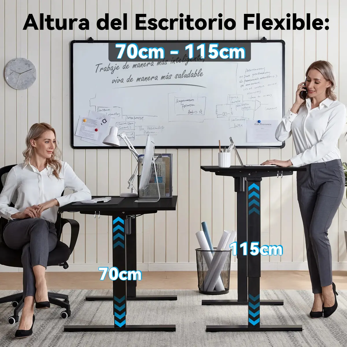 Escritorio Gamer FURRIFIC Eléctrico con Altura Ajustable y Memoria, 140x60 cm - Image 3
