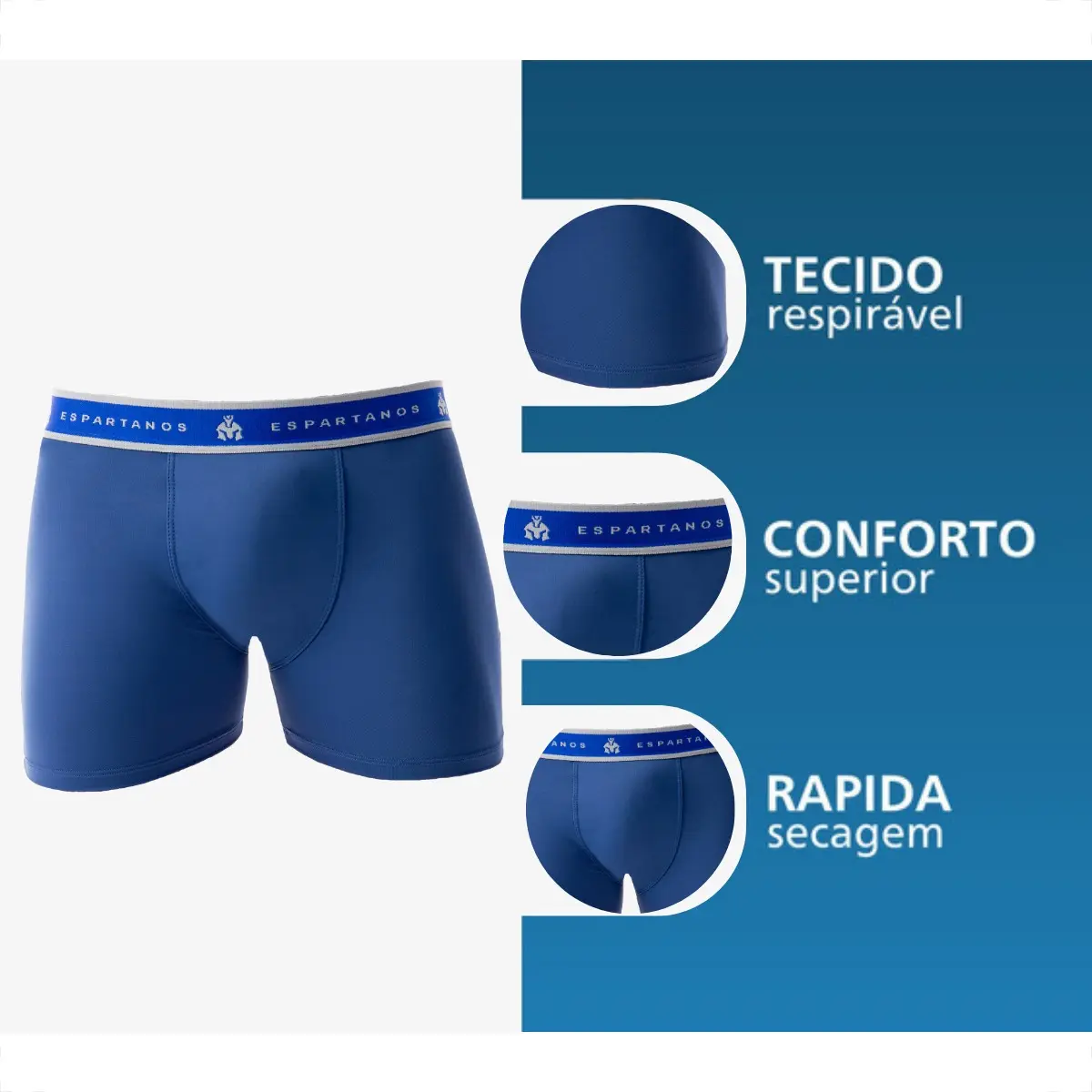 Kit Com 10 Cuecas Boxer Masculina Microfibra Original - Image 4