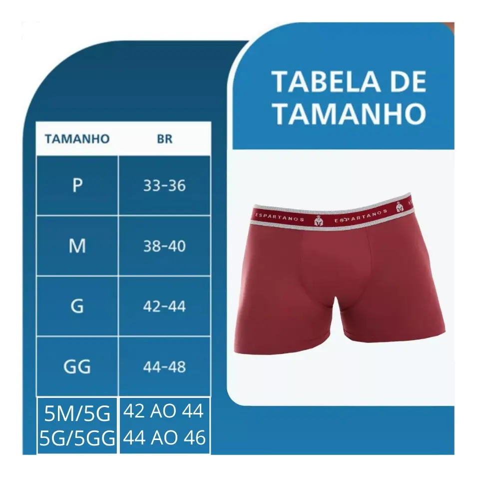 Kit Com 10 Cuecas Boxer Masculina Microfibra Original - Image 6
